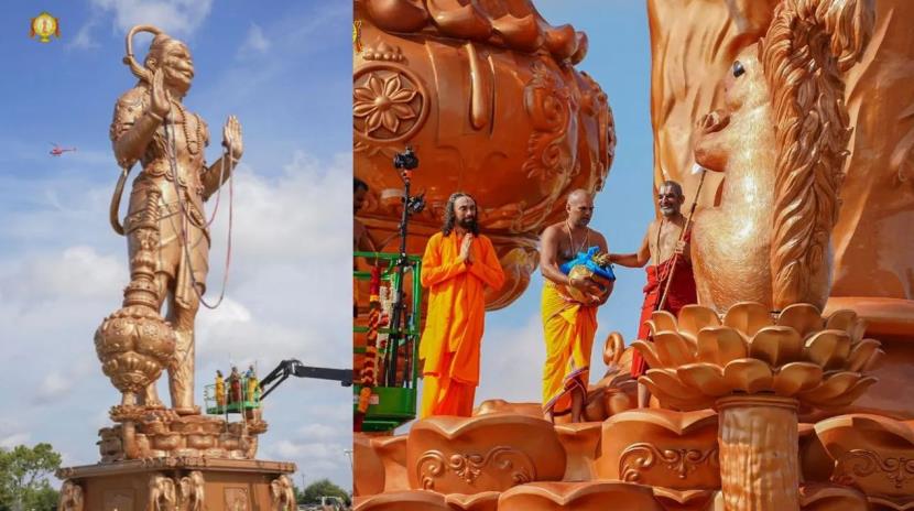 90-foot-high Hanuman Murti becomes new landmark in Texas