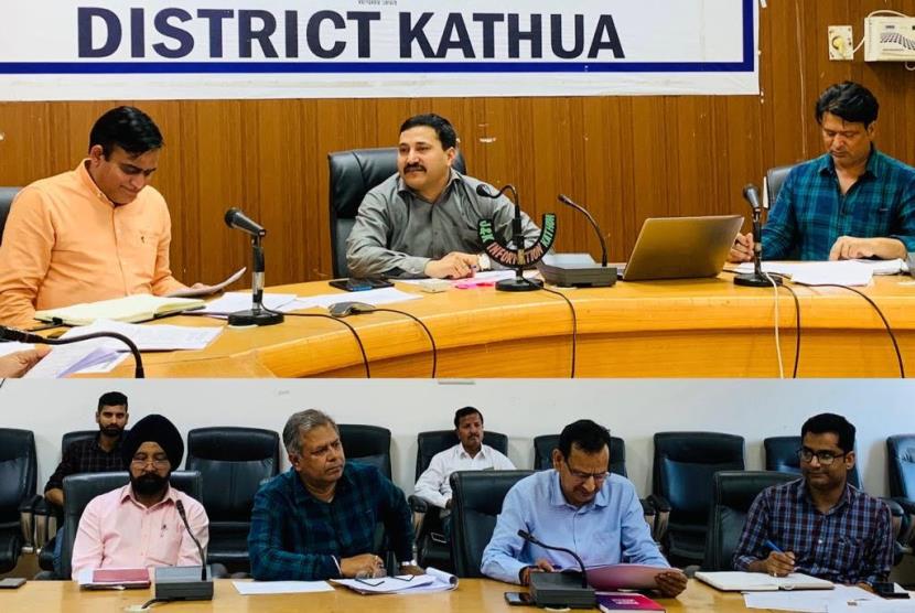 DC Kathua reviews progress of PWD (R&B), PMGSY and JKPCC works
