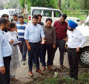 JMC Commissioner inspects civic amenities in Jamm...