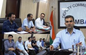 DC Ramban reviews key departments; stresses griev...