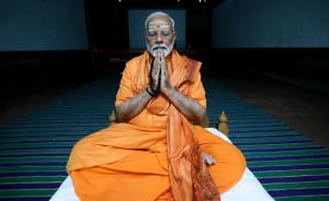 PM Narendra Modi meditates at Vivekananda Rock Me...