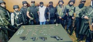 Terrorist associate held along with arms, ammunit...