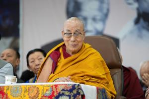 Dalai Lama rings in 90th birthday in front of mas...