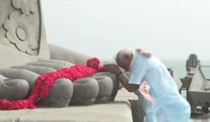 PM Modi concludes 45-hour meditation; pays floral...