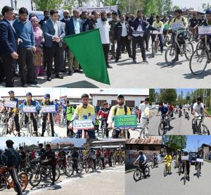 DEO Kulgam flags-off cycle rally under SVEEP to r...
