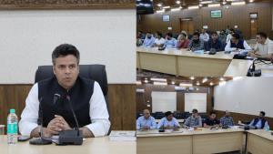 DC Budgam reviews progress of estimation under Di...