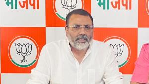 BJP MP Nishikant Dubey slams Congress, alleges So...