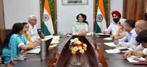 DC Udhampur chairs District level implementation ...