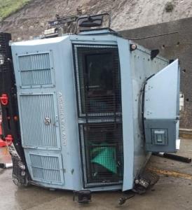 Three CRPF personnel injured as vehicle overturns...