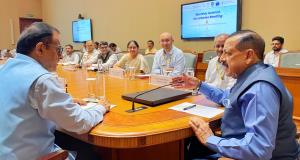 Dr Jitendra chairs joint meeting of union Secreta...