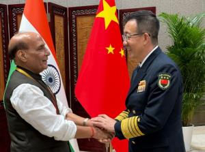 Defence Minister meets Chinese counterpart Dong J...