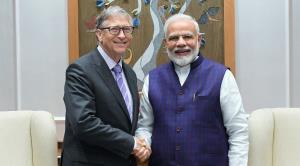 PM Narendra Modi thanks Bill Gates for congratula...