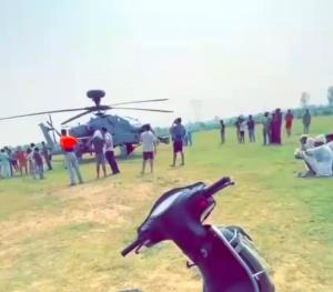 IAF Apache helicopter makes 
