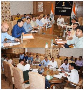 Div Com Kashmir reviews arrangements for Internat...