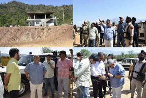 DDC Reasi inspects progress of work on Domail-Kat...