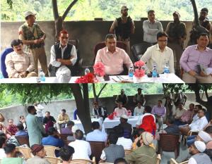 DC Ramban convenes Public Outreach camp at Rajgarh