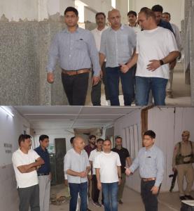 DC Poonch inspects progress of work on Casualty B...