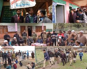 ADC Handwara inspects AMF at polling station; rev...
