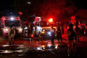6 killed, over 50 injured after stage collapses a...