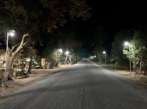 Army illuminates border village with solar lights...