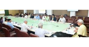 Lt Governor chairs a review meeting of Dept of In...