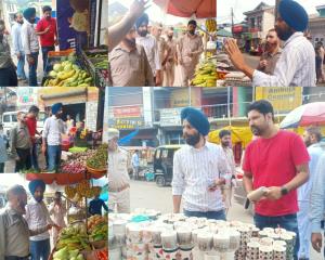 Market checking conducted in Bhaderwah ahead of E...
