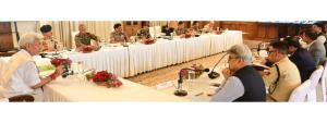 Lt Governor chairs high-level security review mee...
