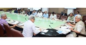 Lt Governor chairs a high-level meeting to review...