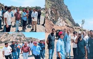 Director Geology & Mining conducts visit of Quarr...