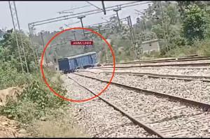 Goods train wagon derails in Jammu
