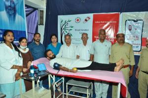 Blood donation camp held at Sant Nirankari Bhawan...