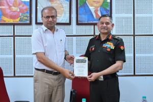 Vice Army Chief visits IIT Kanpur to explore coll...