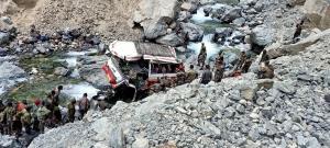 Ladakh bus accident: Injured soldiers airlifted t...