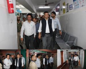 DC Budgam conducts surprise inspection of Distt H...