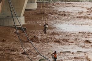 Nine men trapped in swollen Tawi river rescued in...