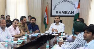 DC Ramban reviews performance of Health Department