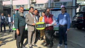Under CSR initiative, J&K Bank donates 2 e-carts,...
