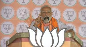 PM Modi accuses Samajwadi Party and Congress of "...