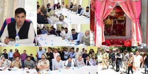 Div Com Kashmir visits Tullamulla, finalizes arra...