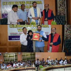DC Pulwama felicitates 55 students/ youth for bes...