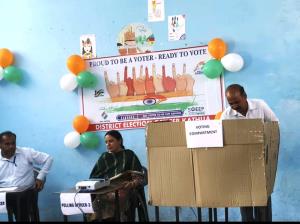 District Election Office Kathua unveils Model Pol...