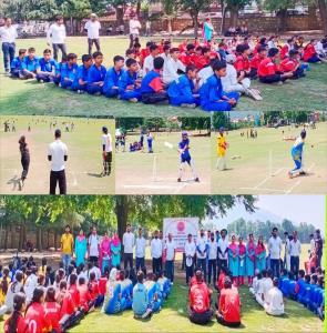 Power-Packed Cricket action unfolds on Chowgan Gr...