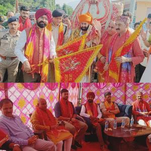 DC, SSP Doda flag off Shri Chound Mata Charri Yat...