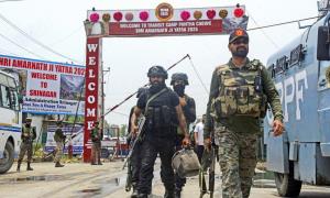 Security forces bolster security on Amarnath Yatr...