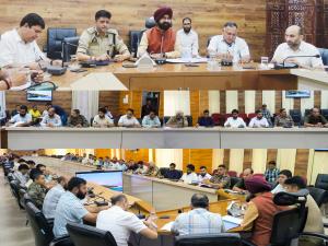 DC Doda chairs meeting to discuss arrangements fo...