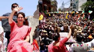 Priyanka Gandhi Vadra holds roadshow in UP