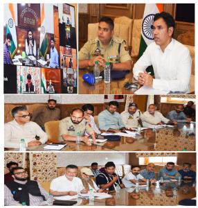 Div Com Kashmir reviews Muharram-ul-Haram arrange...