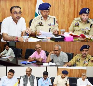 Div Com, IGP Jammu review arrangements for forthc...
