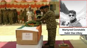 CRPF, police pay tributes to jawan martyred in en...