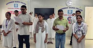GDC Ramgarh hosts preamble reading session